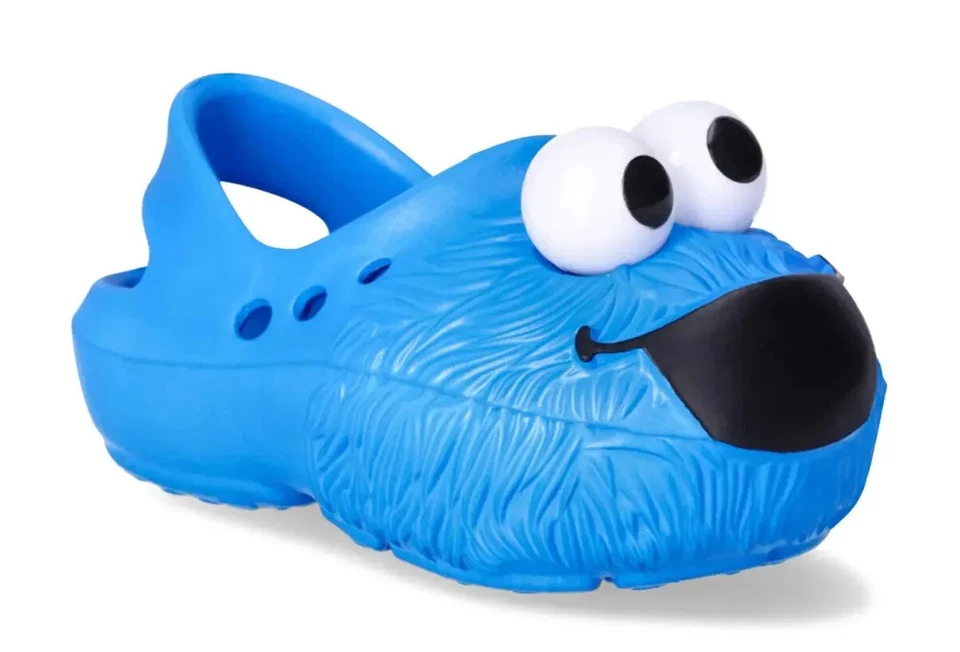 Sesame Street Shoes Elmo and Cookie Monster Clogs Size 2 3 or 4 Baby Infant - Image 1 of 1
