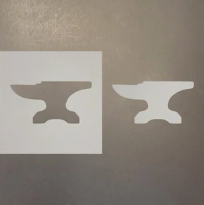 Anvil 2 Plastic Mylar Stencil Airbrush Painting Art Supplies - Picture 1 of 1