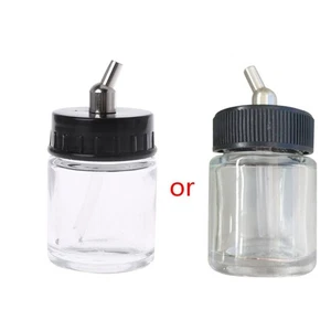 Airbrush Glass Bottle Jar Air Brush Standard Suction Lid Pump Spray Top New - Picture 1 of 7