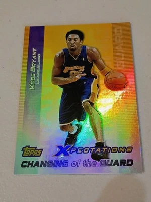 2001-02 Topps Xpectations Changing of the Guard Kobe Bryant #CG2 HOF Immaculate  - Image 1 of 4