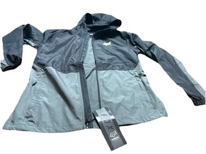 Chaqueta Fox Racing Para Hombre Nueva Con Etiquetas Negra Técnica Cremallera Completa! Pequeño - Imagen 1 de 6