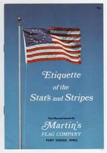 Etikette der Stars and Stripes Broschüre Martin's Flag Company Fort Dodge IA - Bild 1 von 5