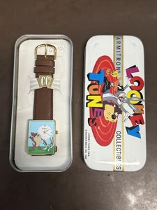 Looney Tunes Armitron Bugs Bunny & Taz Rectangle Watch 1989 NIB - Picture 1 of 2