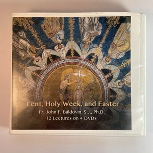 Lent, Holy Week, & Easter Fr John F Baldovin 12 Lectures 4 DVDs Study Gd CD - Picture 1 of 11