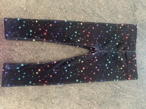 Toddler Rainbow Star Thin Velvet Effect Leggings - Picture 1 of 5