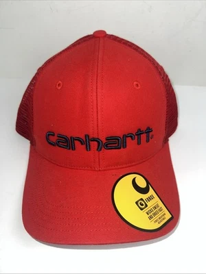 Gorra Carhartt Force Lona Roja Camionero Malla Snap Back Talla Única Ajustable Foto 1 de 4