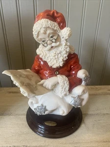 Florence Sculture d’Arte Giuseppe Armani Santa’s Tour Figurine  Italy-Signed - Picture 1 of 11