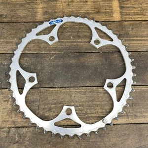 Shimano 50T Chainring 130 BCD 5-Bolt Road Bike Outer Ring W-Cut VINTAGE Aluminum - Picture 1 of 11