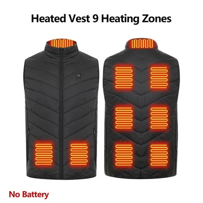 Heated Vest 9 Heating Zones Electric Heating Vest （No Battery ） - Image 1 of 4