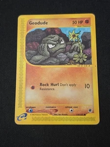 Geodude 110/165 Expedición Base Set Regular WOTC De Colección 2003 Pokemon TCG MP - Imagen 1 de 2