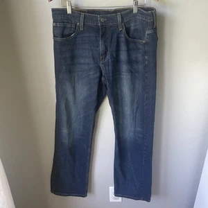 Levi’s 569™ LOOSE STRAIGHT FIT MEN'S JEANS Dark Wash Stretch Size 32 X 32 - Picture 1 of 11