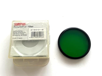 Sunpak PicturesPlus Filter (PO1) Green-G11 62mm - Image 1 of 3