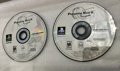 Parasite Eve (Sony PlayStation 1 PS1, 1998) 2 DISCS - DISCS 1 & 2 ONLY   - Image 1 of 4