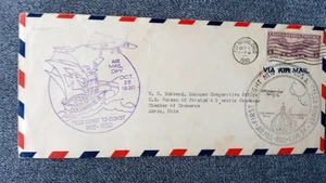U.S.-1930-FIRST FLIGHT NEW YORK-LOS ANGELES ROUTE.cover.3 - Picture 1 of 6