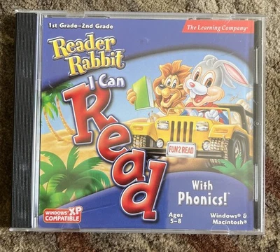 Reader Rabbit I Can Read With Phonics Slightly Used Ages 5-8 Windows -Mac - Image 1 of 4