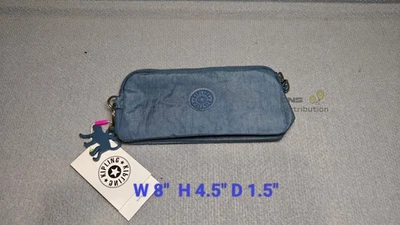 Kipling Lowie Pouch Portafoglio Polso Poliestere NUOVO STOCK E SPEDIZIONE USA - Immagine 1 di 4