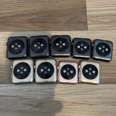 Apple Watch Series 1 42mm & 38MM Joblot x9 Spares Repairs - Image 1 of 4