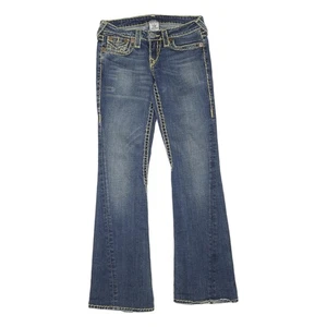 TRUE RELIGION Womens Jeans Blue Regular Bootcut Denim Medium W27 L32 Fashion - Picture 1 of 6