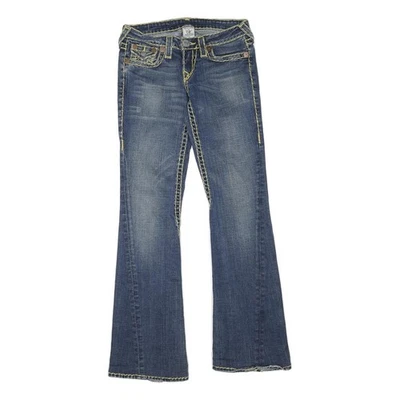 TRUE RELIGION Womens Jeans Blue Regular Bootcut Denim Medium W27 L32 Fashion - Image 1 of 4