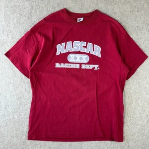 Vintage NASCAR Racing Dept T-Shirt XL Men The Game Tag Red - Picture 1 of 9