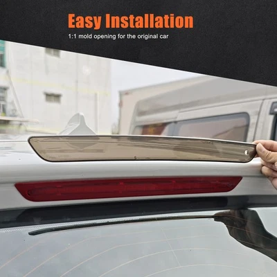 Cubierta de luz de freno alta cola negra ahumada ABS adorno decorativo para BMW X3 2011-2017 Foto 1 de 4