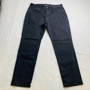 Banana Republic Mens Black Mid Rise Athletic Fit Traveler Jeans Size 34x30 - Picture 1 of 11