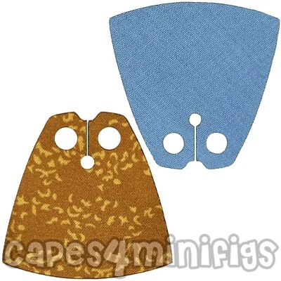 CAPES4MINIFIGS Mantello stampato PERSONALIZZATO per la tua minifigure LEGO Starwars Lando. SOLO MANTELLO