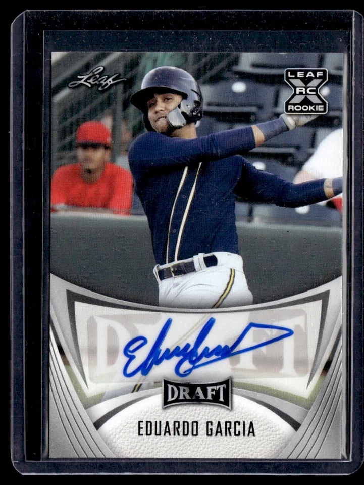 2021 Leaf Metal Draft Eduardo Garcia Auto #BA-EG1 - Image 1 of 2