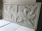 Pair of Art Deco Sculpted Plaques - 1x Right Hand 1x Left Hand