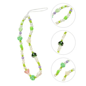 Colorful Beaded Chain Women's Miss Phone Lanyard Strap Accessories Charm - Zdjęcie 1 z 12