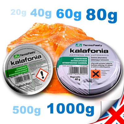 TERMOPASTY New 20-1000g FLUX, ROSIN for Electronics SMD Eolder FLUX COLOPHONY - HIGH Purity