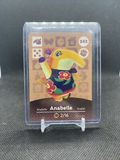 Carta amiibo Anabelle # 343 Animal Crossing Horizon Series 4 COME MAI SCANSIONATA!