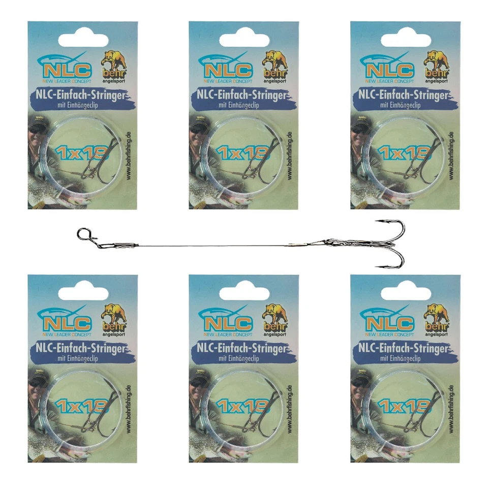 Stinger Stahlvorfach System 1x19 Drilling Zander Hecht Vorfach Angel Vorfächer - Bild 1 von 1