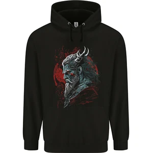 A Fantasy Viking Of War Odin Thor Childrens Kids Hoodie - Picture 1 of 3