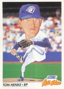 #439 ALL STAR TEAM # TOM HENKE # BASEBALL CARD SCORE NFL '91 - Bild 1 von 2