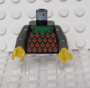 Lego Torso Castle Knights Kingdom Scale Mail Brown Pattern - Castle - New - Picture 1 of 2