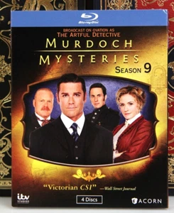 MURDOCH MYSTERIES SEASON NINE 9 - NEW BLU-RAY w/ SLIPCOVER - I SHIP BOXED - Picture 1 of 2