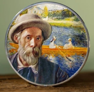 Cook Islands 10 dollars 2024 Masters Art Auguste Renoir 2 oz silver coin proof - Picture 1 of 4
