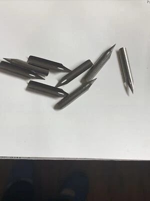 Lote 8 plumillas antiguas de tinta profunda J Crawford antiguas confiables para contadores Orgullo Nº 54 Foto 1 de 3