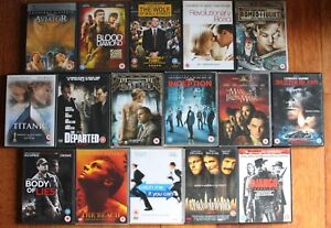 Leonardo DiCaprio complete movie 16 dvd MEGA collection job lot BUNDLE joblot