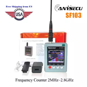 SF103 Contatore di frequenza 2 MHz ~ 2,8 GHz CTCCSS/DCS DMR segnale digitale misuratore testabile - Foto 1 di 9