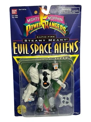 Mighty Morphin Power Rangers Rapid-Fire Steamy Meany Evil Space Alien 1995 全新 — 第 1/4 张图片