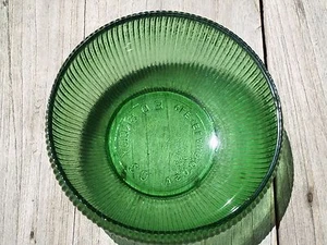 Vintage E. O. Brody Bowl - Indiana Glass Co. Transparent Green - 6 X 2.5 Inch B - Picture 1 of 4