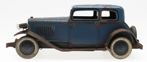 Antique PreWar Burnett Chad Valley Ubilda Tinplate Constructor Kit Motor Car 30s - Picture 1 of 10