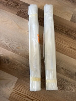 Muelles Ventana Moda Inalámbrico Plisado Pantalla 29 3/4"x 70 1/2" Blanco Lote de 2 Foto 1 de 4