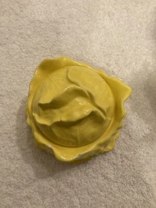Vintage Lorraine’s Holland mold Yellow Cabbage 3 Pieces. Dated Ceramic 11/22/74 - Picture 1 of 8