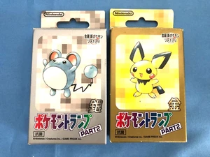 Nintendo Pokemon Playing Cards Pokemon PART2 Gold & Silver set - Picture 1 of 8
