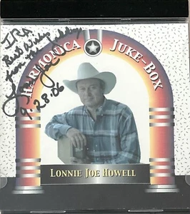 Lonnie Joe Howell Harmonica Juke-Box CD Signed - Picture 1 of 2