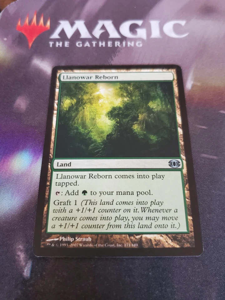 Mtg. 2x Llanowar Reborn. Future Sight. Lp - Image 1 of 1