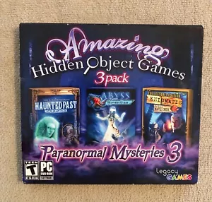 Amazing Hidden Objects Paranormal Mysteries 3 DVD-ROM PC Game (2013, Legacy) - Picture 1 of 4